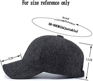 Sombrero de béisbol con logotipo personalizado para hombre, gorra de béisbol con diseño colorido y en blanco - Product Image 3