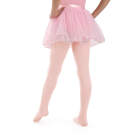 Celana Ketat Balet Jazz Anak Perempuan Premium Berkilau Warna Cokelat Muda Ultra-Lembut Tahan Lama Elastis Bentuk Kaki Alami Spandex/Poliester - Paket 3