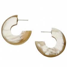 Boucle d'oreille en corne de buffle pour fête anniversaire filles femmes boucle d'oreille en corne bonne qualité boucle d'oreille en corne de vache à prix raisonnable - Product Image 6