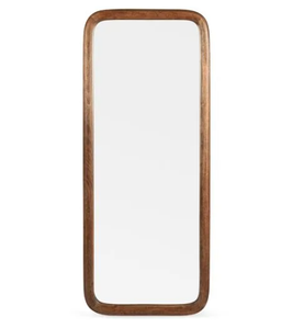 Miroir sur pied en bois de caoutchouc massif (pleine longueur) - Product Image 2