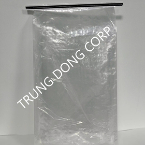 Bolsas de almacenamiento a granel tejidas PP laminadas BOPP sin imprimir hechas en Vietnam con bolsas de plástico de tira de fácil apertura - Product Image 1