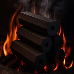 Briquettes de charbon de coco écologiques sans fumée de qualité supérieure, durée de combustion de 4 à 6 heures, pour restaurants, chauffage industriel - Product Image 6