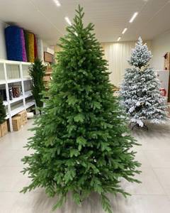 Factory Supply Large Artificial Spruce Christmas <b>Tree</b> Realistic Green Holiday Fir with Metal <b>Stand</b> for Indoor Decor - Product Image 1