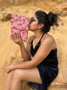 Nouveau vrai tissu de couverture rigide fait à la main journaux de fermeture de fil sécurisé Boho Vintage couverture colorée non doublée journaux intimes en feuilles recyclées - Product Image 3