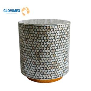 Meilleure vente Mobilier de salon personnalisable Pouf en nacre Tabourets de comptoir Oreillers lombaires et coussins de siège - Product Image 3