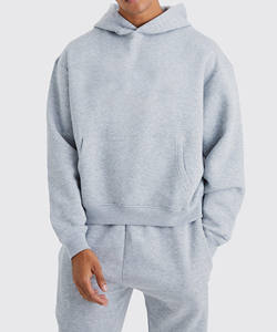 Conjunto de 2 Piezas de Sudaderas Extra Grandes de Algodón 100% Sólido, Diseño Más Vendido, Alta Calidad, Ropa Urbana Personalizada Unisex para Hombre de Invierno - Product Image 1