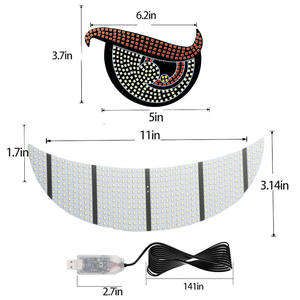 Nouvelles lumières LED pour vitres arrière de voiture, motif œil de démon avec visage souriant, lumières décoratives d'avertissement et d'ambiance - Product Image 2