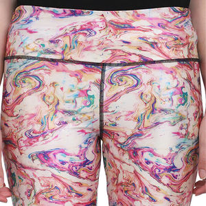 Ropa deportiva sublimada, pantalones de Yoga para mujer, mallas elásticas de cintura alta para gimnasio, mallas de Yoga con cintura elástica de alta calidad para invierno - Product Image 5