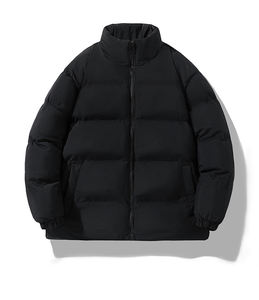 Veste bomber pour homme, taille plus, décontractée, d'hiver, avec logo de marque personnalisé, OEM, imperméable, coupe-vent, rembourrage, livraison DDP - Product Image 3