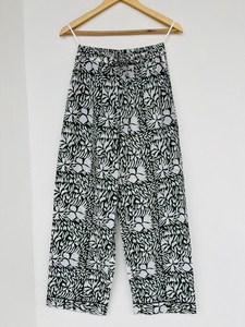 Pyjamas imprimés en blocs de prêt-à-porter de créateur exclusif pour femmes 100% vêtements de détente en coton biologique faits à la main sur toute la longueur PJ ensembles OEM - Product Image 2