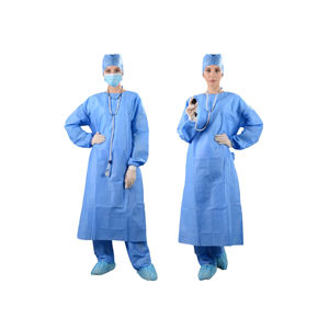 Blouses jetables SMS stériles fabriquées au Pakistan avec un tissu non tissé Personnalisation OEM ODM et quantité minimale de commande pour une utilisation en vrac dans le domaine de la santé - Product Image 6