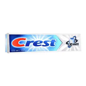Pasta gigi Crest putih 3D, pasta gigi 155g 100% asli untuk pemutih dan mulut segar untuk dijual crest Charcoal pemutih gigi