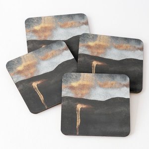 Posavasos para servir té con estampado de madera de nuevo diseño, Juego de 4 piezas, superventas, posavasos para el hogar y la cocina, superventas de epoxi - Product Image 6