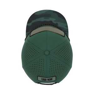 Gorra de Golf de Secado Rápido, 6 Paneles, Diseño Camuflaje, con Logotipo Bordado en 3D Personalizado, Orificios Cortados con Láser, Cierre a Presión, Precio de Fábrica - Product Image 4