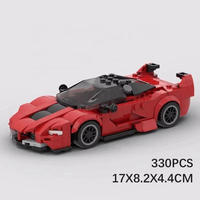 Ensemble de blocs de construction de supercar, modèle de voiture de course, blocs de construction de voiture de course, vente chaude, stock disponible, ensemble de jouets de construction