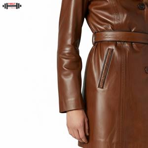 2025 Winter <b>Women</b> Thick <b>Long</b> <b>Leather</b> Corduroy Plus Size Big Turn-down Collar One Fur Zipper Racer Bomber <b>Jacket</b> Custom - Product Image 5