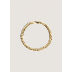 Familia Cuban Bracelet 18K <b>Gold</b> <b>Rose</b> <b>Gold</b> Plating Diamond Pearl Moissanite Religious <b>Gold</b> Number Letter Pattern for Gift Party - Product Image 1
