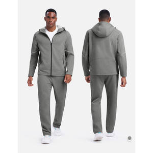 Conjuntos de 2 Piezas de Sudadera con Capucha y Pantalones Deportivos para Hombre con Diseños Personalizados, 100% Algodón, Impresión de Logotipo Personalizada, Conjuntos Deportivos, Chándales Unisex - Product Image 4