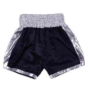 Pantalones cortos de boxeo para hombres y niños de High Street, pantalones cortos de cintura elástica teñidos lisos para Kickboxing y entrenamiento de lucha, diseño sólido Simple - Product Image 5