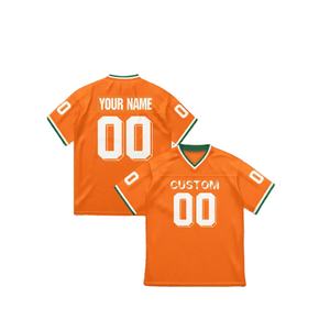 ชุดกีฬาอเมริกันฟุตบอลแบบสั่งทำ ระบายอากาศ แห้งเร็ว สำหรับฝึกซ้อม ฤดูร้อน แขนสั้น แบบยูนิเซ็กซ์ ขายส่ง - Product Image 2