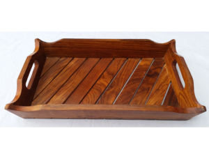 Bandejas de madera Bandeja de madera Sheesham, Bandeja para servir (AC 2761) by AYAANS - Product Image 1