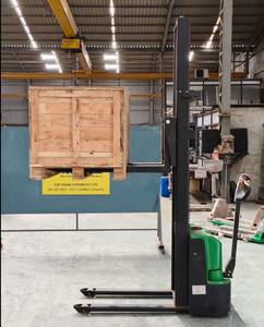 High Capacity Forklift <b>Equipment</b> Durable Full Electric Stacker Industrial Heavy Duty Warehouse Lifting Machine AWD Lead-Acid - Product Image 1