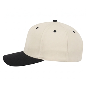 Casquette Snapback Brodé 6 Panneaux Beige Noir Toile Respirante/Imperméable Vente en Gros Logo Personnalisé Haute Qualité OEM ODM Faible MOQ - Product Image 3