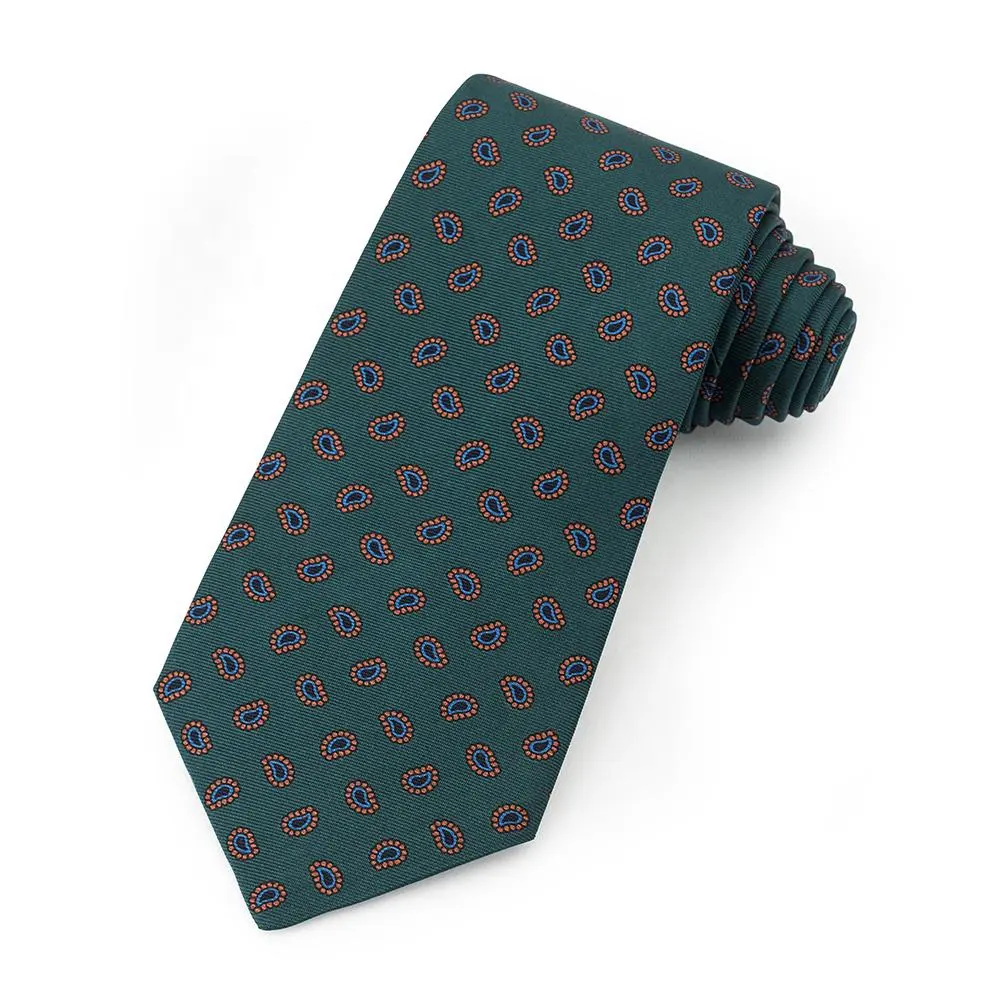 Corbata de seda y pañuelo, corbata delgada, conjunto de corbata para hombre, regalo, caja de Jacquard elegante personalizada, Rayas de estilo serigrafiado