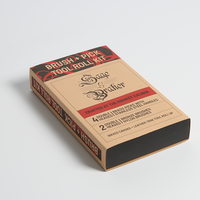 Boîte d'emballage cosmétique biodégradable imprimée sur mesure emballage de cigarettes en carton recyclé à ouverture facile avec doublure en éponge
