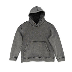Sweat à capuche BSCI pour hommes Fabricants de vêtements Sweat à capuche surdimensionné unisexe avec logo personnalisé Poids lourd vierge - Product Image 1