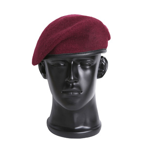 หมวกเบเร่ต์ขนสัตว์แฟชั่นที่มีตัวเลือกส่วนบุคคลที่สมบูรณ์แบบสำหรับพิธีชุมนุมกลางแจ้งและสวมใส่มืออาชีพ - Product Image 1