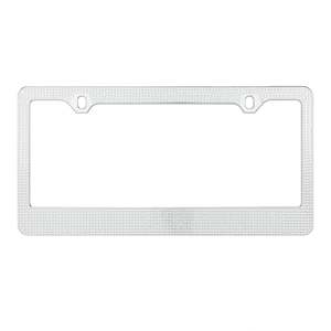 Cadre de plaque d'immatriculation en ABS chromé avec strass pour Tesla, Ford, BMW, motos, couverture en acier inoxydable - Product Image 1