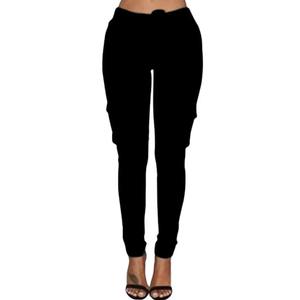 Top qualité élégant Cargo pantalon femmes personnaliser multi-poches 100% coton Cargo survêtement Slim Fit respirant pantalon - Product Image 3