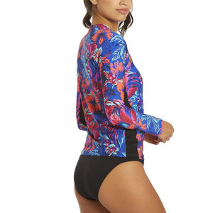 Premium Quality Custom Breathable Compression Shirt <b>For</b> Ladies New Design Compression Wear <b>Rash</b> <b>Guard</b> <b>for</b> <b>Women</b> - Product Image 2