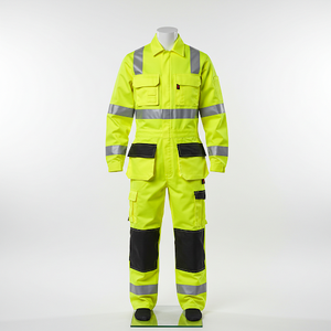 Salopette de vêtements de travail de vente directe d'usine Vêtements de travail globaux personnalisables Uniforme de sauvetage de réflexion - Product Image 4