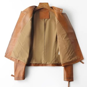 Bomber in pelle sintetica traspirante <span class=keywords><strong>con</strong></span> cappuccio <span class=keywords><strong>di</strong></span> alta qualità da <span class=keywords><strong>uomo</strong></span> nuova moda Street Wear stile High Street - Product Image 6