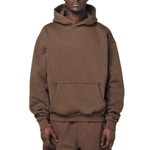 Sweat à capuche décontracté pour homme, violet, gris, marron, avec logo personnalisé, respirant, anti-rétrécissement, 100 % coton, fabricant de sweats à capuche - Product Image 6