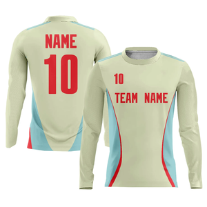 Conjunto de pantalones cortos de fútbol para adultos y niños personalizado 2025, Camiseta deportiva de entrenamiento de manga larga con nombre de equipo y logotipo de número - Product Image 4