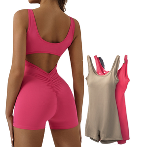 Leggings de Yoga de Color Sólido y Alta Elasticidad, Mono Deportivo Informal para Mujer, Cintura Alta, Antibolitas, Spandex/Nailon, Verano - Product Image 1