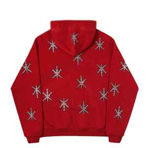 ชุดกีฬาผ้าโพลีเอสเตอร์หนาสำหรับผู้ชายชุดวอร์มเสื้อกันลมมีฮู้ดสำหรับวิ่งจ๊อกกิ้งระบายอากาศได้ดีสำหรับฤดูหนาว - Product Image 2