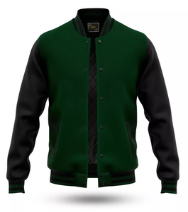 Vestes d'hiver coupe-vent pour hommes tendance veste universitaire en laine pour hommes OEM fabricant de vestes Letterman - Product Image 5