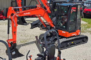 Mini-excavatrice compacte fiable U48-5, excavatrice sur chenilles avec godet à grappin pour travaux agricoles, construction et défrichement - Product Image 4