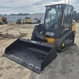 Cargadora de orugas JCB con motor diésel y cucharón frontal para construcción - Product Image 1