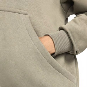 Sweat-shirt à capuche oversize décontracté pour femme, en velours doux, manches bouffantes, coupe ample, streetwear confortable, logo sur le devant - Product Image 3