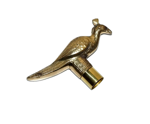 Bastón de Diseño Tradicional con Diseño de Pavo Real, Bastón de Paseo Vintage Retro, Regalo, Mango de Latón Pulido, Bastón de Paseo con Parte Superior Decorativa - Product Image 6