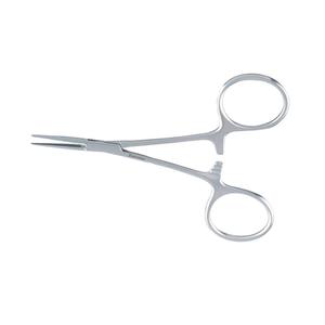 Pinzas Crile de 5.5'' (14cm) con mandíbulas rectas dentadas, mango de titanio con trinquete, instrumentos quirúrgicos Medicab MOL Safety Manual - Product Image 2