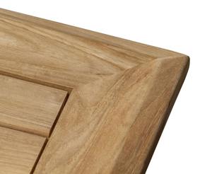 Table basse d'extérieur empilable en teck massif et table de patio, résistante à l'eau et aux UV, durable pour les hôtels et les restaurants - Product Image 3