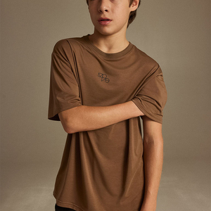 Incroyable nouveau design T-shirts à séchage rapide pour garçons 100% coton Couleur contrastée avec poches t-shirts - Product Image 5