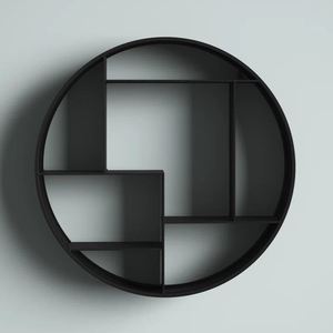 Industrial hanging circular <b>wall</b> <b>shelf</b> <b>wall</b> <b>mounted</b> storage <b>shelf</b> for home hotels living room kitchen decor made in india 2023 - Product Image 6