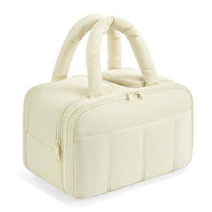 Bolsa de Cosméticos de Poliéster de Nuevo Diseño para Mujer, Organizador de Brochas, Cierre de Cremallera, Tamaño Grande, Impermeable - Product Image 4